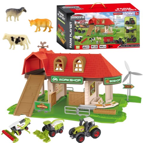 WOOPIE Zestaw Farma Zagroda Traktory + Figurki 42 el. Woopie WOOPIE Zestaw Farma Zagroda Traktory + Figurki 42 el. Woopie