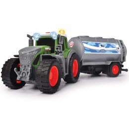 DICKIE Farm Traktor Fendt z przyczepką na mleko 26cm Dickie