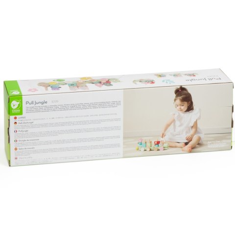 CLASSIC WORLD Montessori Kolejka Gąsienica Drewniana Układanka Classic World CLASSIC WORLD Montessori Kolejka Gąsienica Drewniana Układanka Classic World