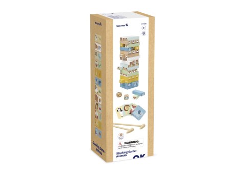 TOOKY TOY Gra Zręcznościowa "Chwiejąca się Wieża" Zwierzęta 82 el. Tooky Toy TOOKY TOY Gra Zręcznościowa "Chwiejąca się Wieża" Zwierzęta 82 el. Tooky Toy