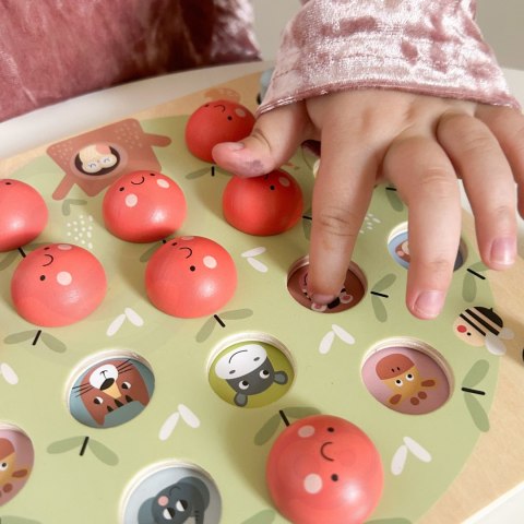 TOOKY TOY Memory Gra Pamięciowa Jabłuszka Tooky Toy TOOKY TOY Memory Gra Pamięciowa Jabłuszka Tooky Toy