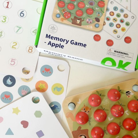 TOOKY TOY Memory Gra Pamięciowa Jabłuszka Tooky Toy TOOKY TOY Memory Gra Pamięciowa Jabłuszka Tooky Toy