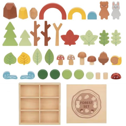 TOOKY TOY Zestaw Leśny Układanka w Stosy Klocki Figurki Tooky Toy TOOKY TOY Zestaw Leśny Układanka w Stosy Klocki Figurki Tooky Toy