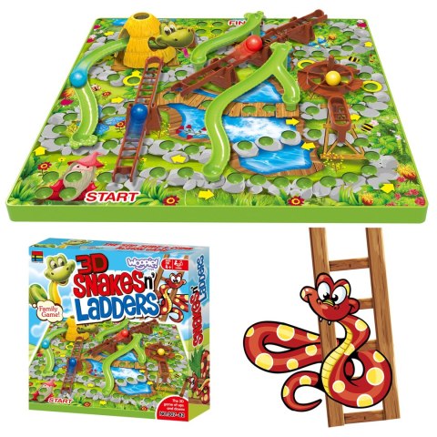 WOOPIE Gra Planszowa Drabiny i Węże 5+ Woopie WOOPIE Gra Planszowa Drabiny i Węże 5+ Woopie