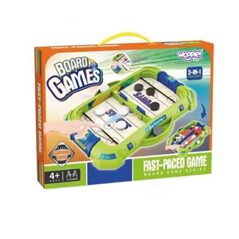 WOOPIE Gra Zręcznościowa 2w1 Mini Hokej Wyścigi Woopie WOOPIE Gra Zręcznościowa 2w1 Mini Hokej Wyścigi Woopie