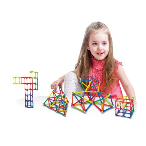 WOOPIE Magnetic Construction Blocks Creative Puzzle 180 pcs. Woopie WOOPIE Magnetic Construction Blocks Creative Puzzle 180 pcs. Woopie