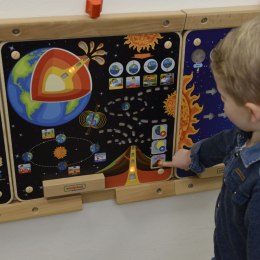 MASTERKIDZ Tablica Edukacyjna Ziemia Montessori Masterkidz