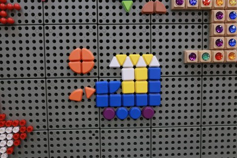 MASTERKIDZ Zestaw Kołeczki w kształcie figur geometrycznych 64szt do tablic STEM Masterkidz MASTERKIDZ Zestaw Kołeczki w kształcie figur geometrycznych 64szt do tablic STEM Masterkidz