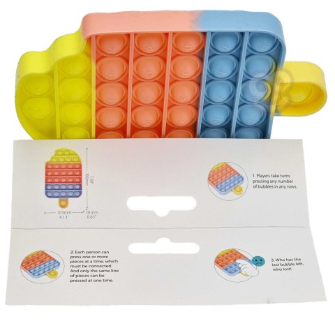 WOOPIE ART&FUN Zabawka Sensoryczna Antystresowa Push Bubble Pop It Woopie Art&Fun WOOPIE ART&FUN Zabawka Sensoryczna Antystresowa Push Bubble Pop It Woopie Art&Fun