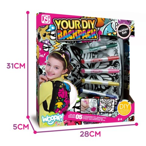 WOOPIE ART&FUN Zestaw Plastyczny dla Dziewczynki Torba do Malowania Woopie Art&Fun WOOPIE ART&FUN Zestaw Plastyczny dla Dziewczynki Torba do Malowania Woopie Art&Fun