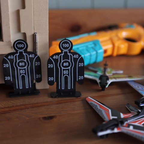 WOOPIE Pistolet Wyrzutnia Samolotów Automatyczna + 4 Samoloty Woopie WOOPIE Pistolet Wyrzutnia Samolotów Automatyczna + 4 Samoloty Woopie