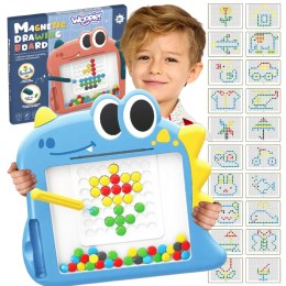 WOOPIE Tablica Magnetyczna dla Dzieci Montessori MagPad Dinozaur Woopie