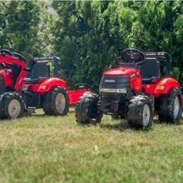 FALK Traktor na Pedały Case Czerwony Duży z Przyczepką od 3 lat FALK