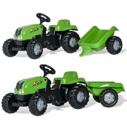 ROLLY TOYS rollyKid NH T 7040 Traktor na Pedały z przyczepką Jasno-zielony Rolly Toys