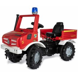 Rolly Toys Unimog Mercedes Benz Samochód na pedały Straż + Kogut Rolly Toys