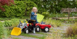 Rolly Toys rollyKid-X Traktor na Pedały czerwony z Łyżką i Przyczepą STEYR Czerwony Rolly Toys