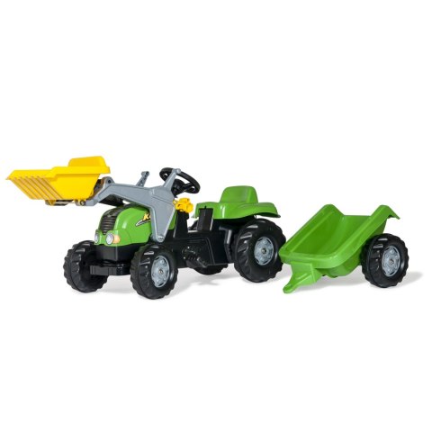 Rolly Toys rollyKid-X Traktor na pedały z Łyżką i Przyczepą Rolly Toys