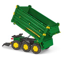 Rolly Toys rollyMulti Trailer - Przyczepa Wywrotka Rolly Multi John Deere 3 osiowa Rolly Toys