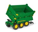 Rolly Toys rollyMulti Trailer - Przyczepa Wywrotka Rolly Multi John Deere 3 osiowa Rolly Toys