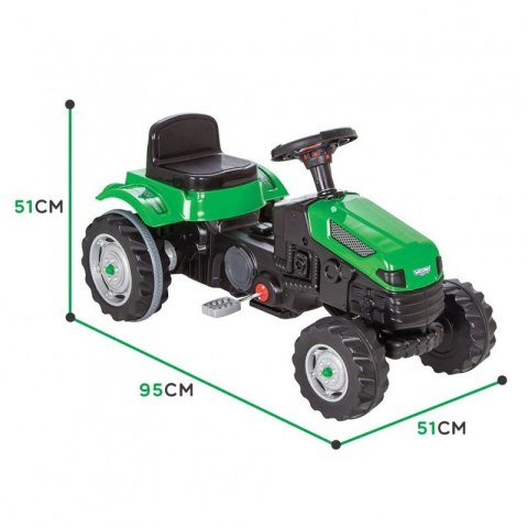 WOOPIE Traktor na Pedały Farmer GoTrac Ciągnik Ciche Koła Woopie WOOPIE Traktor na Pedały Farmer GoTrac Ciągnik Ciche Koła Woopie