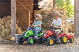 FALK Country Farmer Traktorek na Pedały z Przyczepką Zielony 2-5 lat FALK