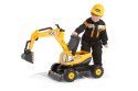 FALK Koparka JCB Excavator Obrotowa Żółta Ruchoma Łyżka Od 3 Lat. FALK