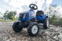 FALK Traktor na Pedały New Holland Duży z Przyczepką + Otwierana Maska od 2 lat FALK