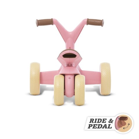 BERG GO2 Gokart Jeździk Rowerek 2w1 Retro Pink Berg BERG GO2 Gokart Jeździk Rowerek 2w1 Retro Pink Berg