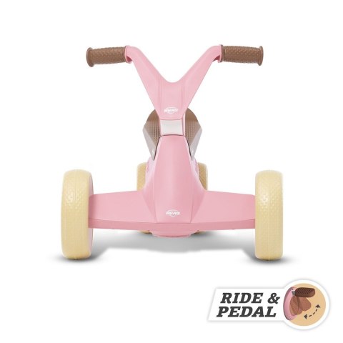 BERG GO2 Gokart Jeździk Rowerek 2w1 Retro Pink Berg BERG GO2 Gokart Jeździk Rowerek 2w1 Retro Pink Berg