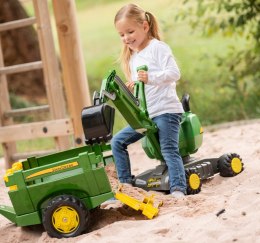 Rolly Toys RollyDigger John Deere Koparka samobieżna Jeździk - Zielony Rolly Toys