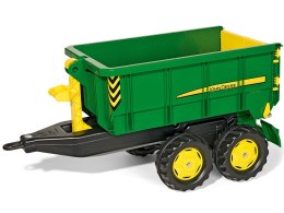 Rolly Toys duża Dwuosiowa Przyczepa John Deere Wywrotka Rolly Toys