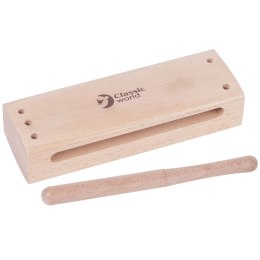 CLASSIC WORLD EDU Instrument Perkusyjny Wooden Block (Pudełko akustyczne) Classic World