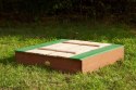 Ella Sandpit AXI wooden sandbox with benches AXI