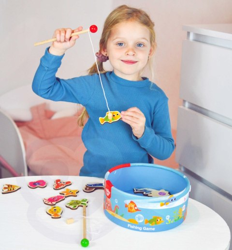 TOOKY TOY Gra Zręcznościowa Łowienie Rybek Wędkowanie Tooky Toy TOOKY TOY Gra Zręcznościowa Łowienie Rybek Wędkowanie Tooky Toy