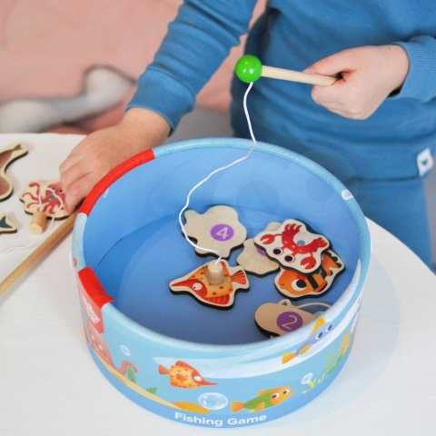 TOOKY TOY Gra Zręcznościowa Łowienie Rybek Wędkowanie Tooky Toy TOOKY TOY Gra Zręcznościowa Łowienie Rybek Wędkowanie Tooky Toy